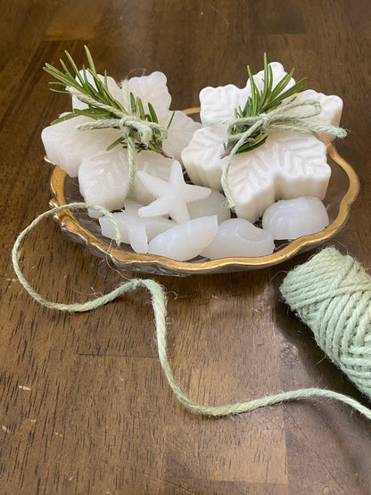 Peppermint Snowflake Soap Bars 2025