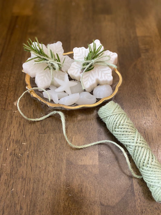 Peppermint Snowflake Soap Bars 2025