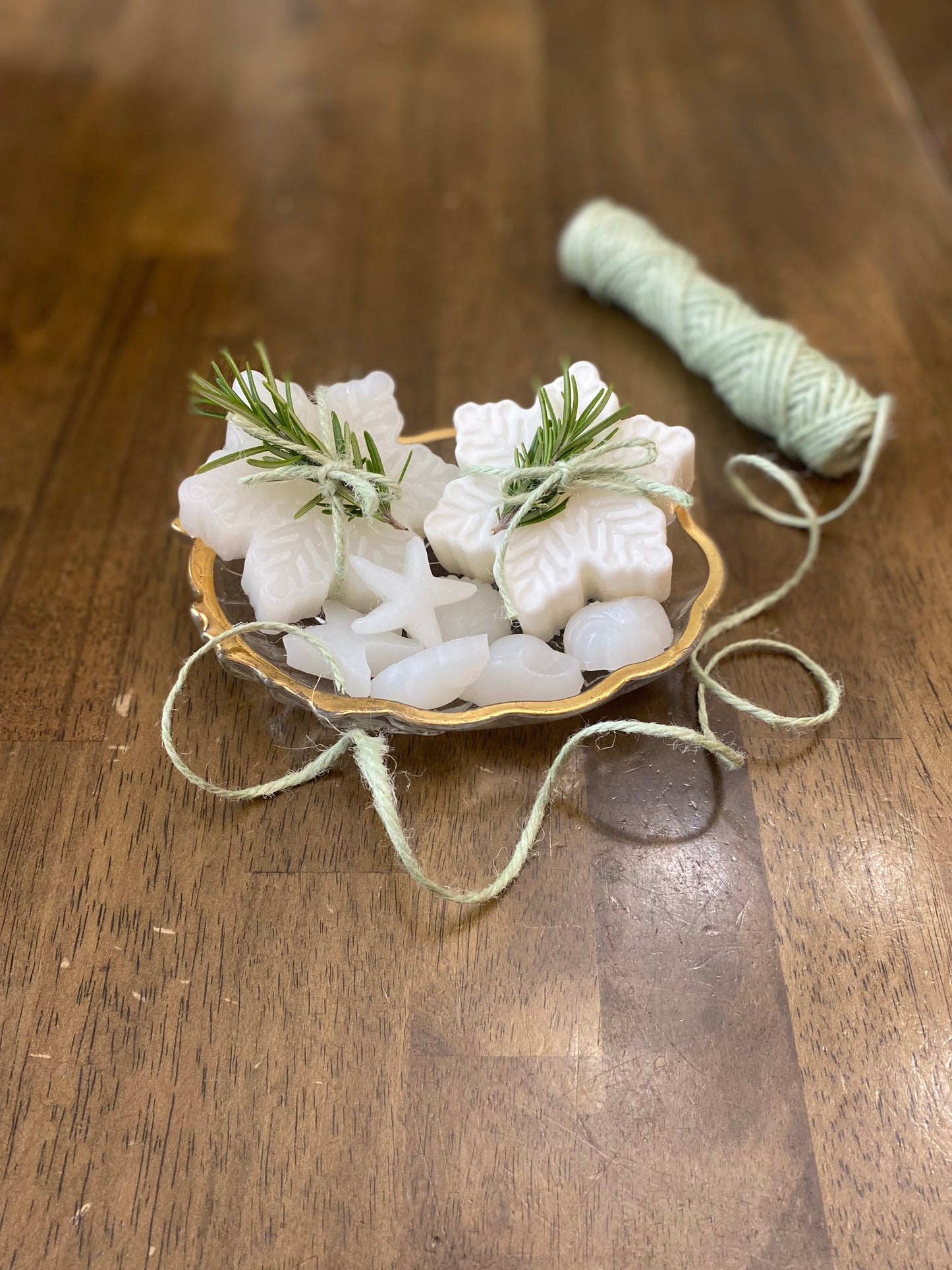 Peppermint Snowflake Soap Bars 2025