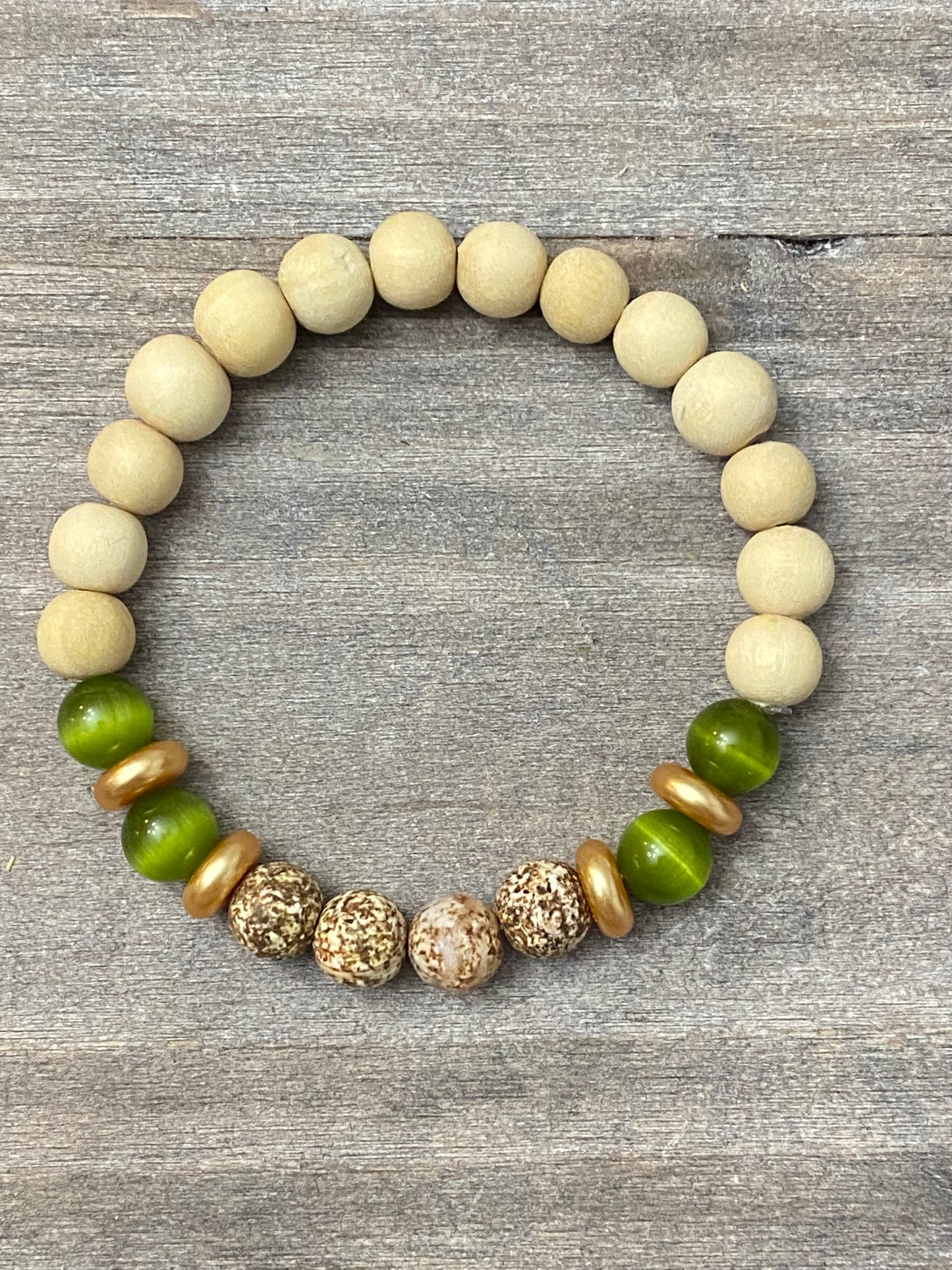 Olive Green Cat’s Eye Stack