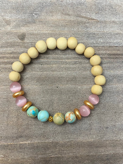 Pink Cat’s Eye Stack