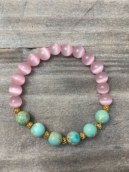 Pink Cat’s Eye Stack