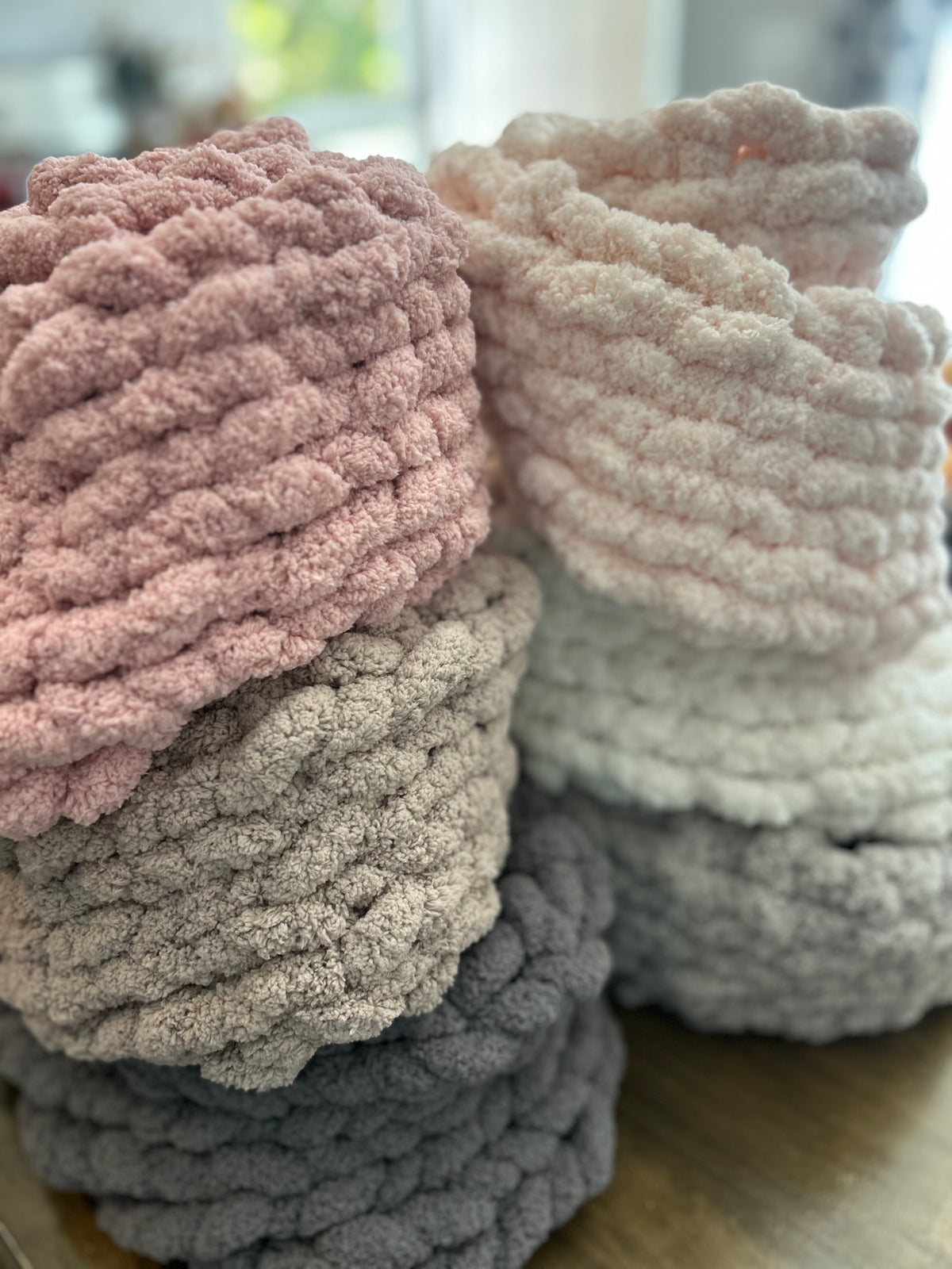 Chunky Hand Knit Scarf