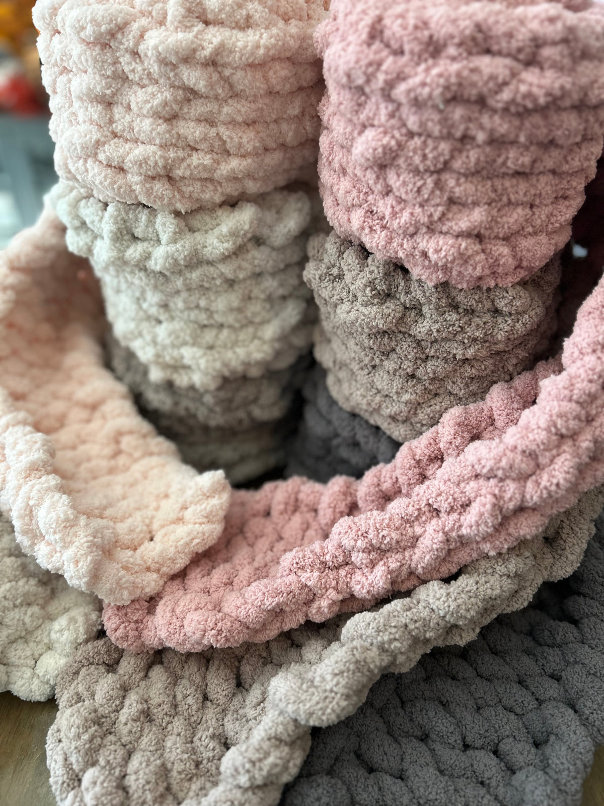 Chunky Hand Knit Scarf