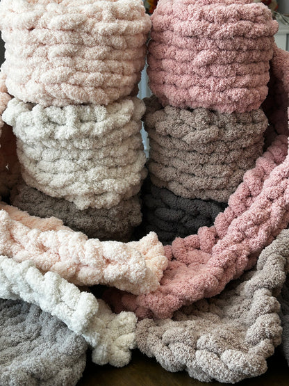 Chunky Hand Knit Scarf