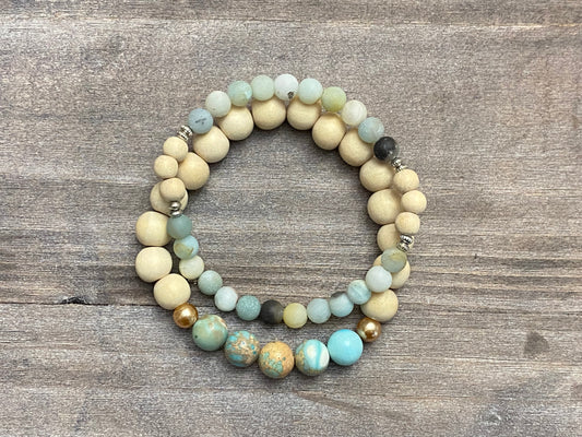 Seaside Amazonite Stack