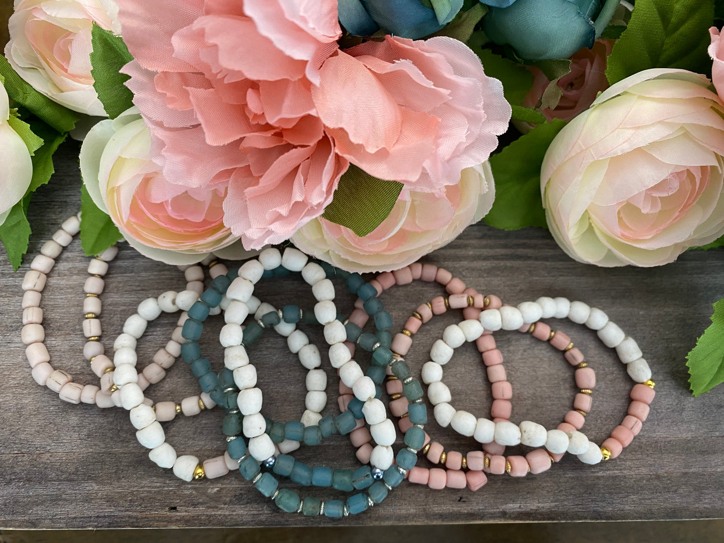 Faded Turquoise Spring Stack