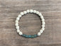 Faded Turquoise Recycled Glass Bracelet