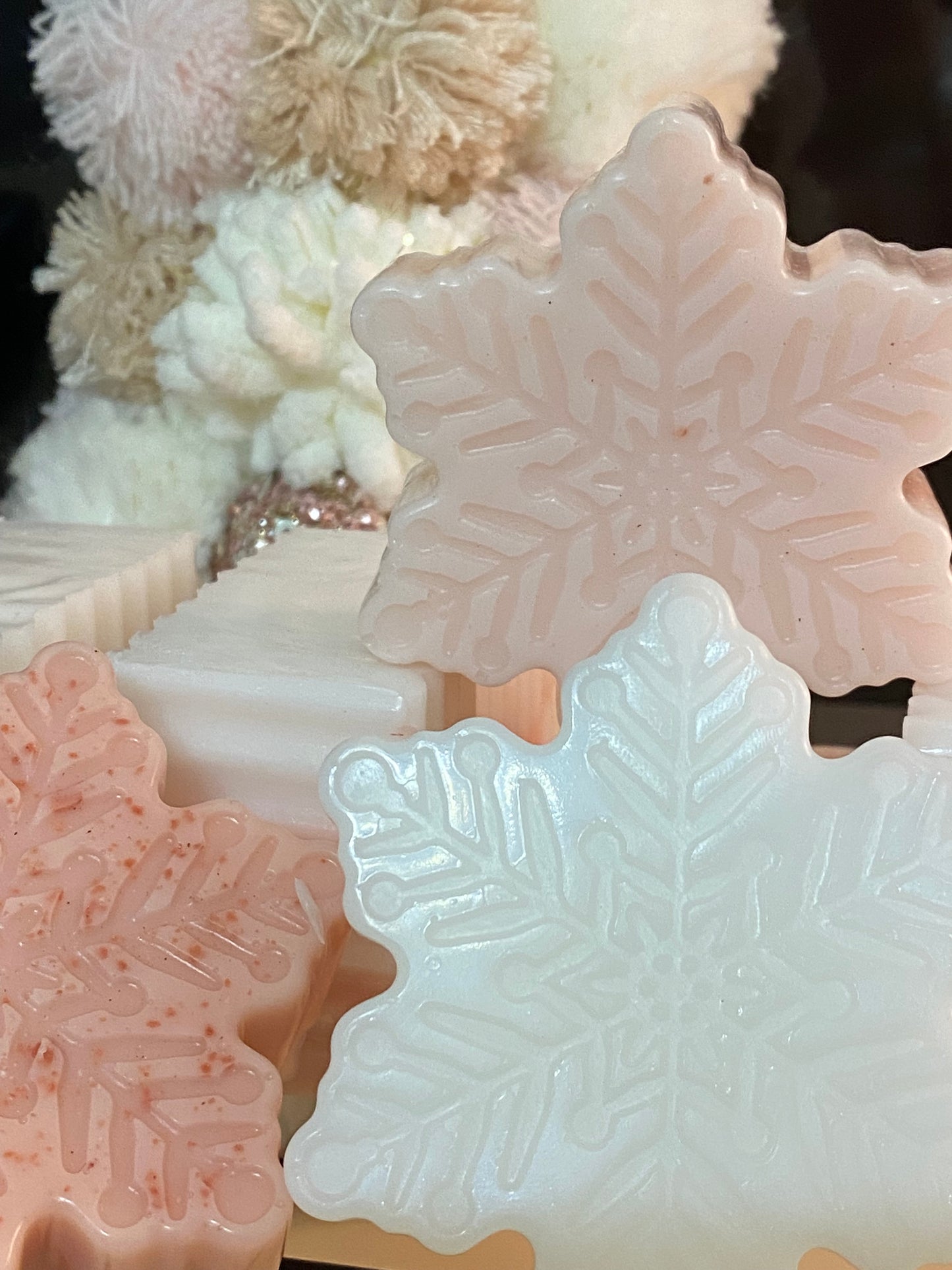 Peppermint Snowflake Soap Bar