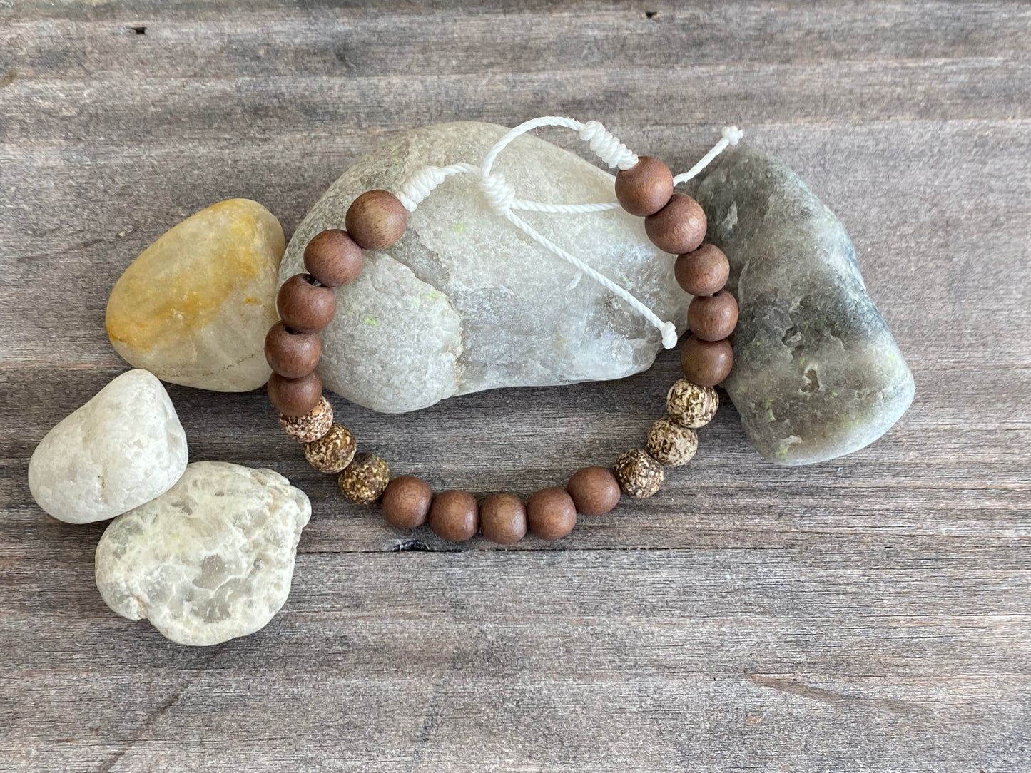 Down to Earth Light Brown and Sandstone Bracelet