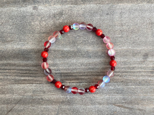 Pulsera de sirena roja