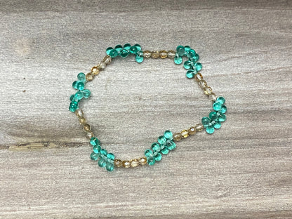 Tiny Oceans Island Blue Teardrop Bracelet