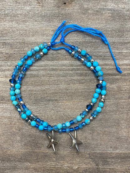 Tiny Oceans Blue Mix Bracelet