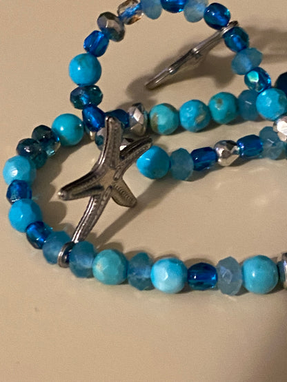 Tiny Oceans Blue Mix Bracelet