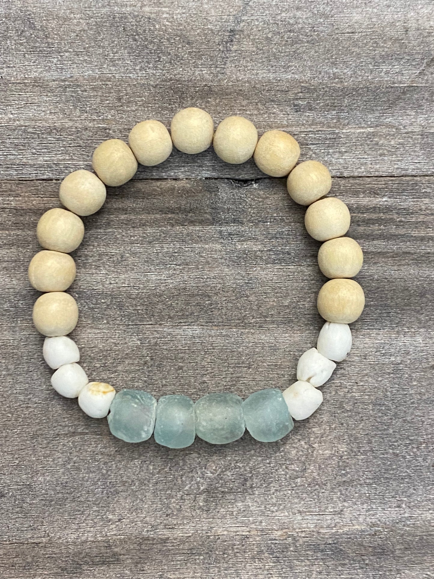 White Shore Bracelet Stack