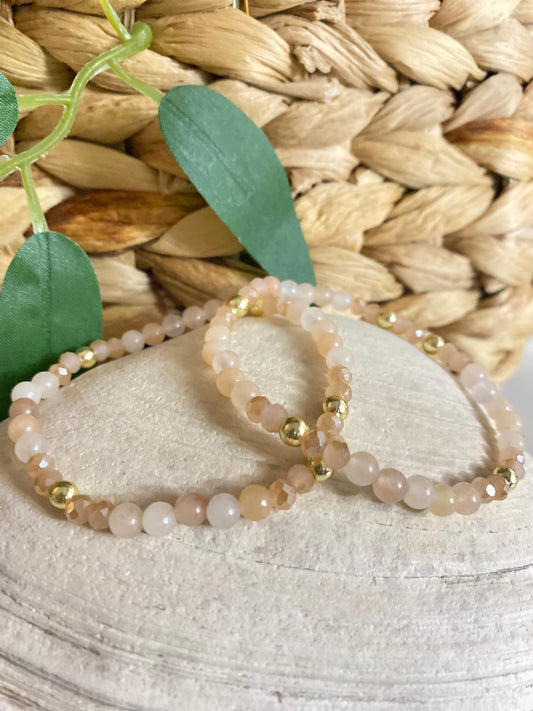 Aventurine and Crystal Bracelet