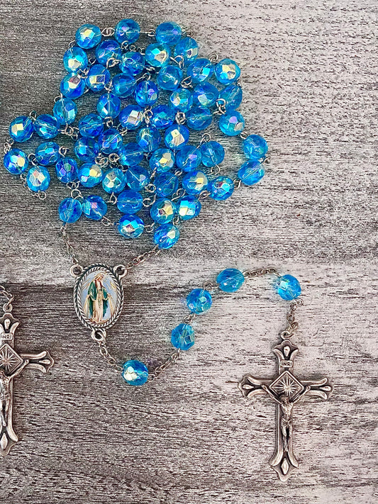 Aqua Marian Rosary