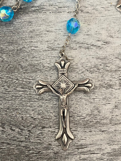Aqua Marian Rosary