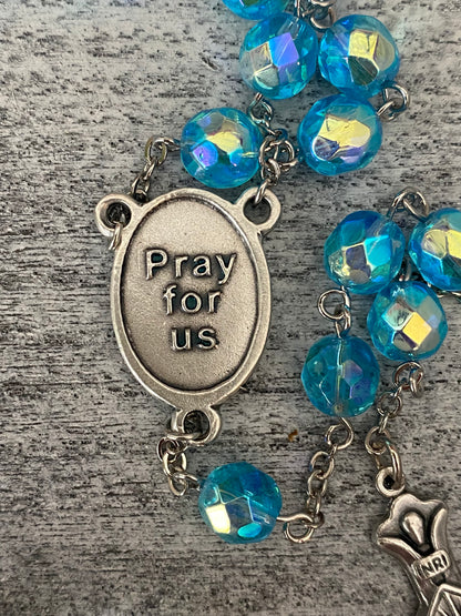 Aqua Marian Rosary