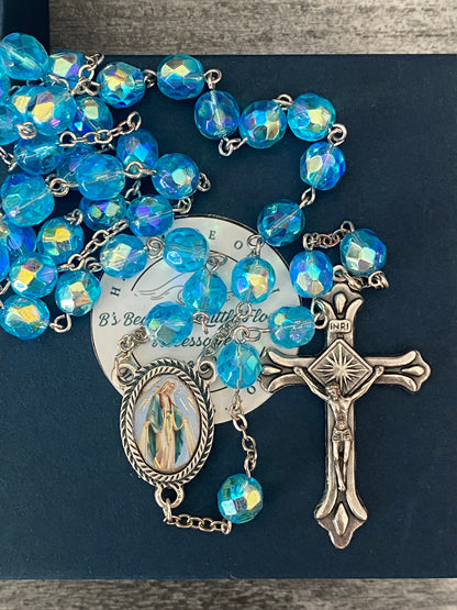 Aqua Marian Rosary