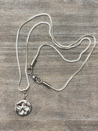 Silver Starfish Necklace