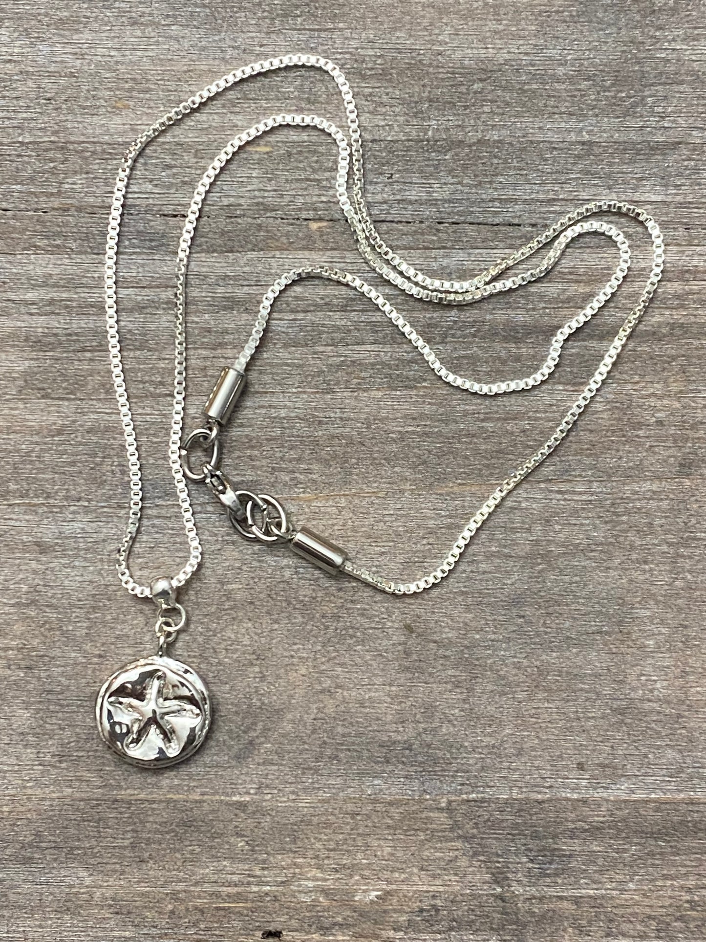 Silver Starfish Necklace