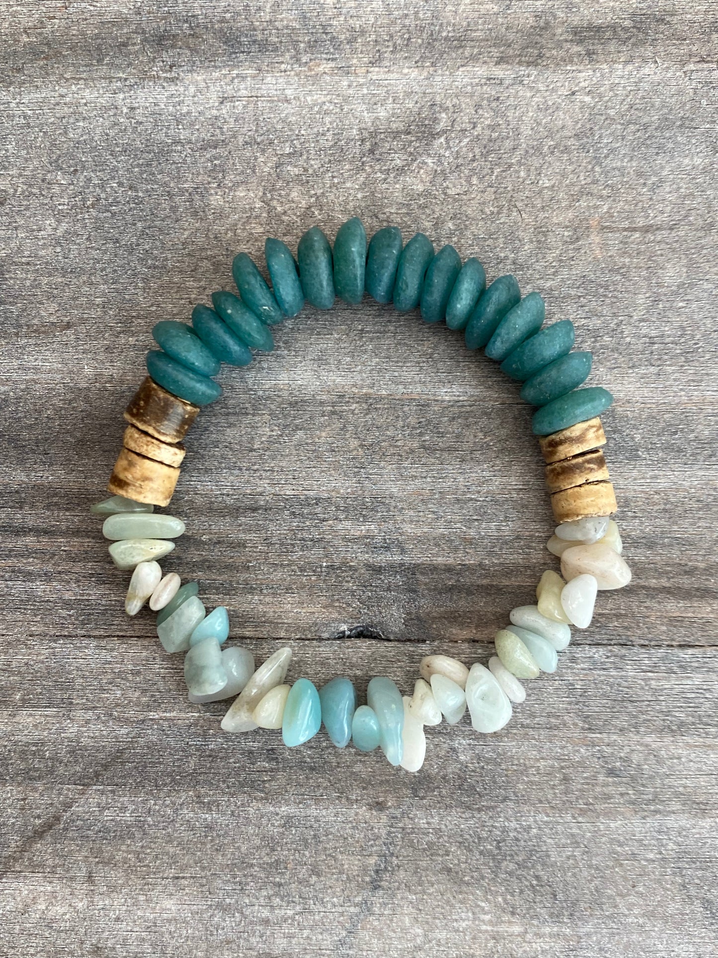 Teal Amazonite Bracelet