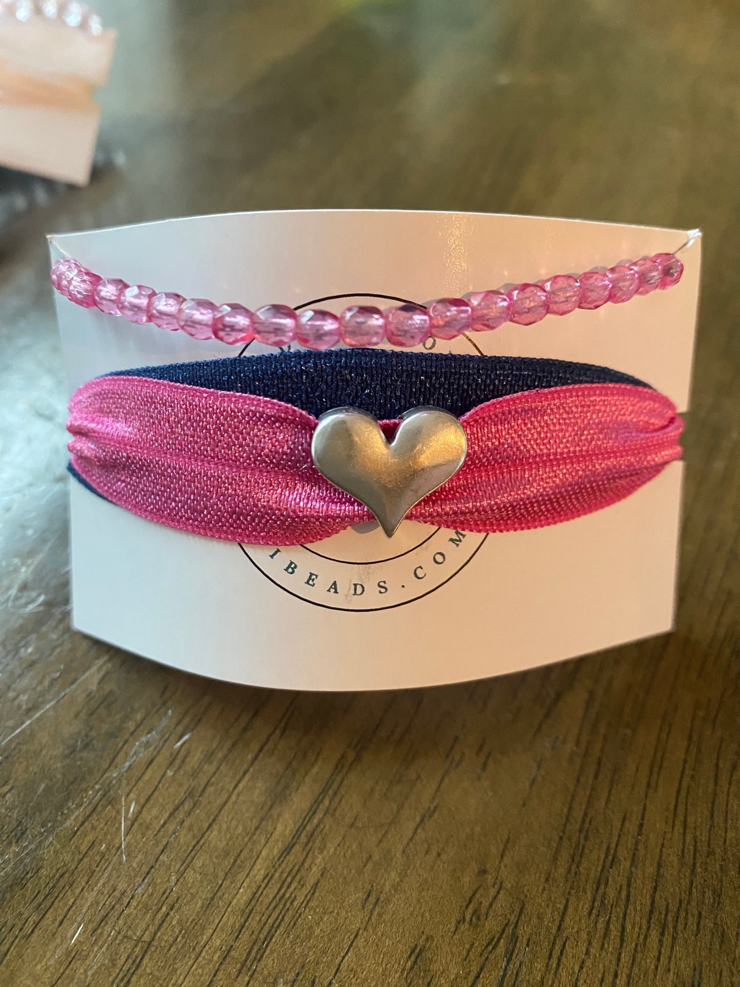 Ribbon Hair Tie and Bracelet Set