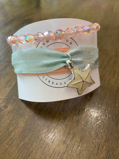 Ribbon Hair Tie and Bracelet Set