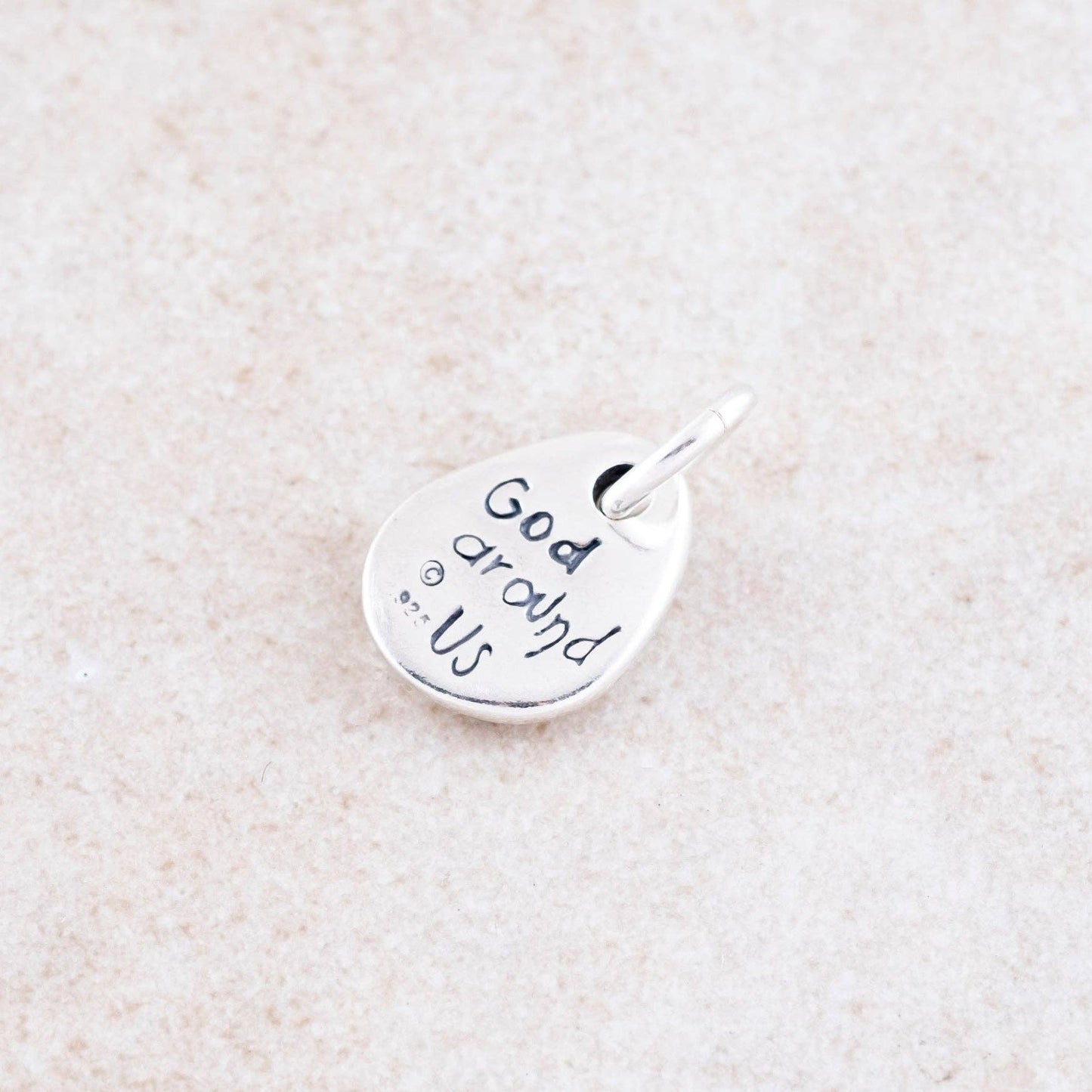 Holly Lane God Around Us Sterling Silver Charm