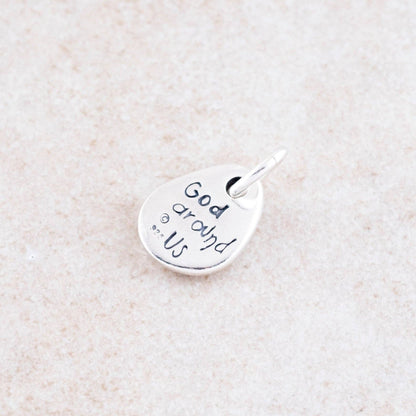 Holly Lane God Around Us Sterling Silver Charm