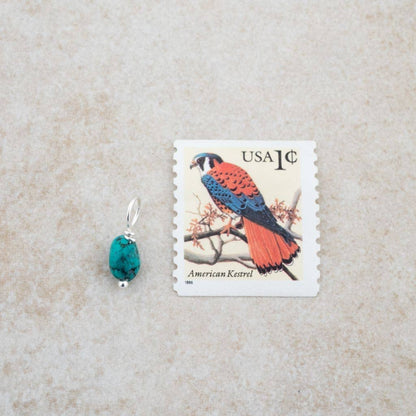 Holly Lane Turquoise and Sterling Silver Charm