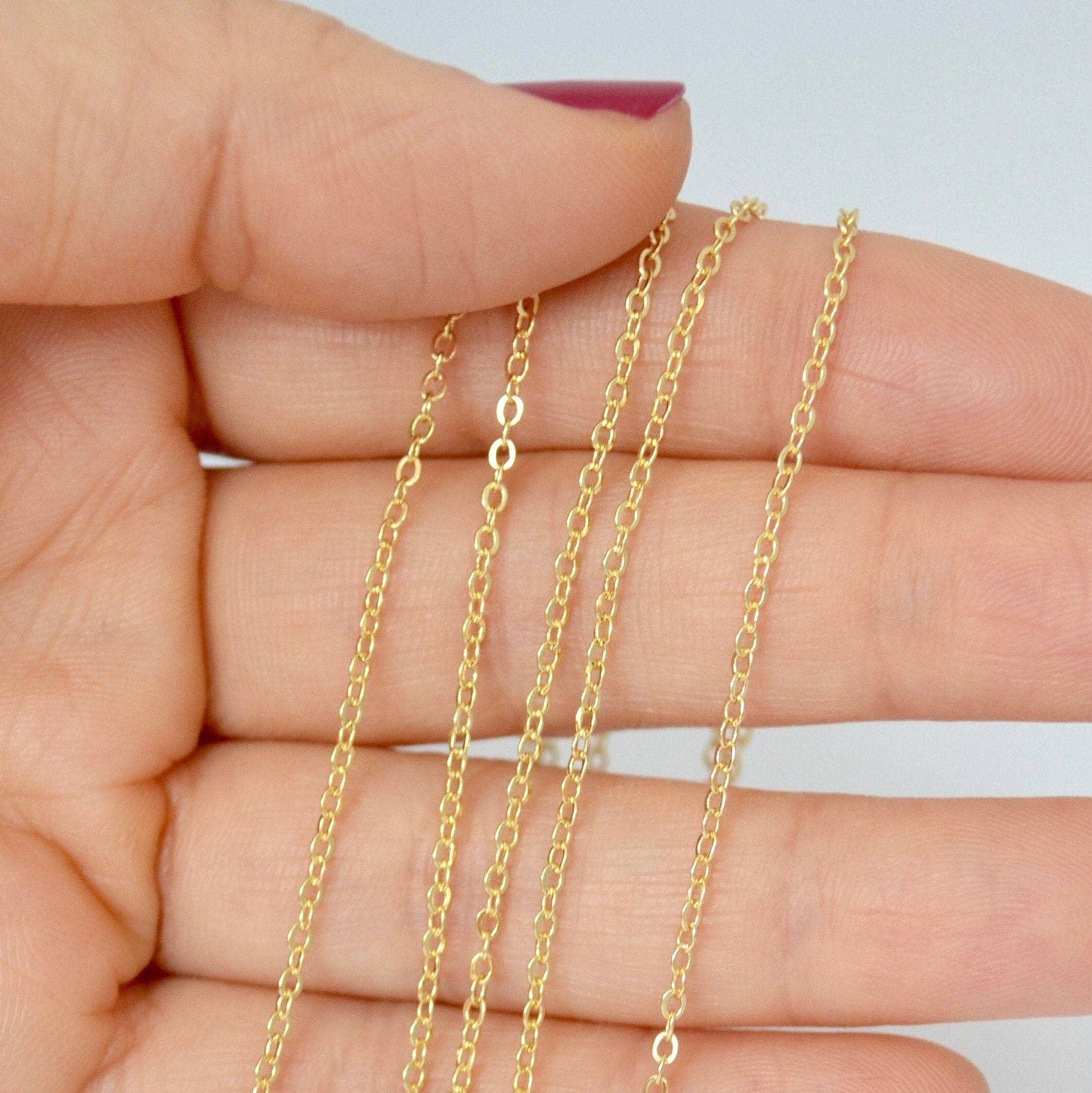 14K Gold Filled Cable Chain