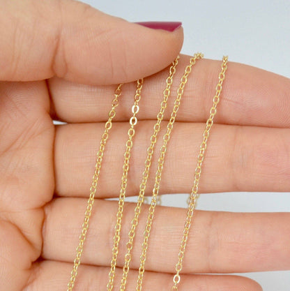14K Gold Filled Cable Chain