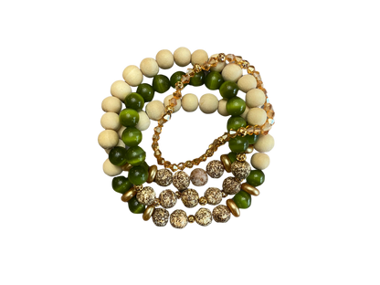 Olive Green Cat’s Eye Stack