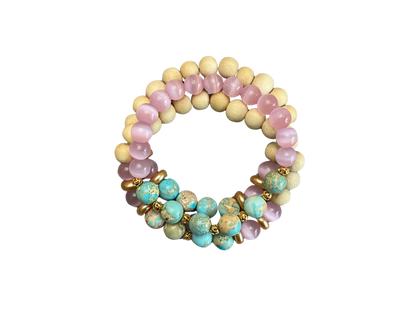 Pink Cat’s Eye Stack