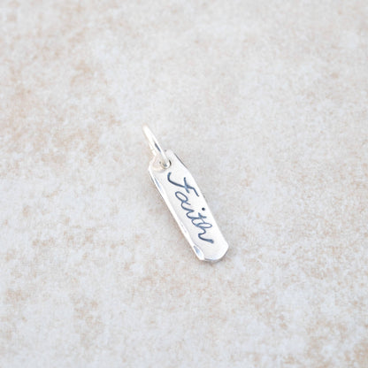 Holly Lane Sterling Silver Faith Charm
