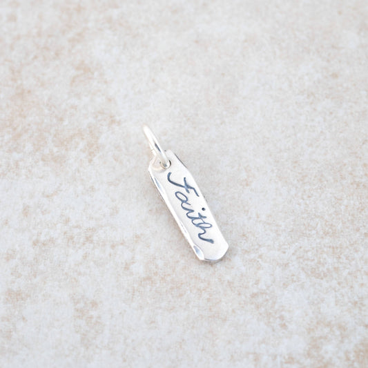 Holly Lane Sterling Silver Faith Charm