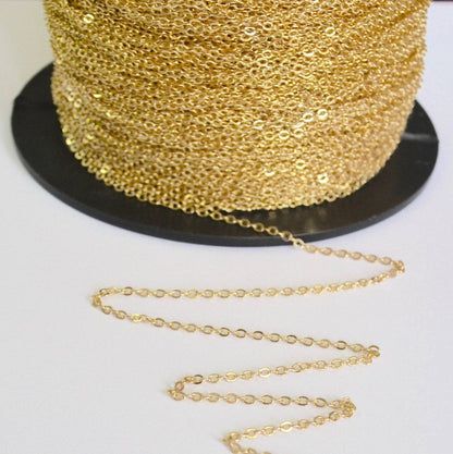 14K Gold Filled Cable Chain