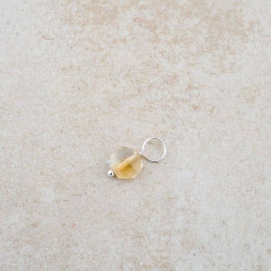 Holly Lane Citrine and Sterling Silver Charm