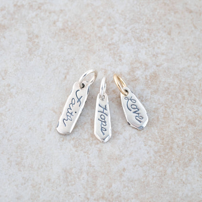 Holly Lane Sterling Silver Faith Charm