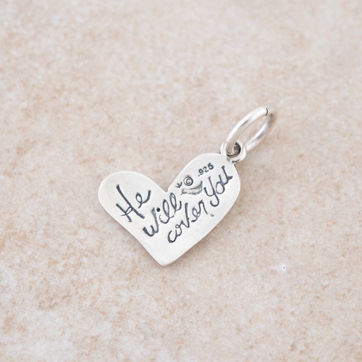 Holly Lane Under His Wings Sterling Silver Charm