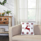 Scandia Snowflake Reindeer Pillow