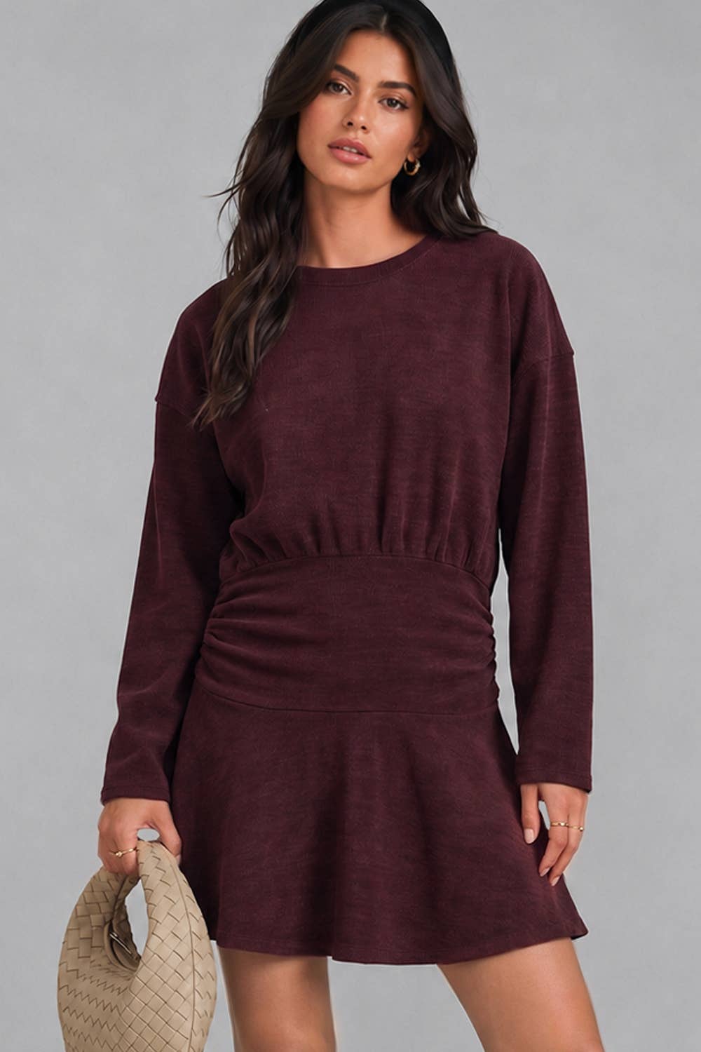 Burgundy Dress