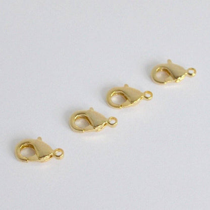 14K Gold Filled Lobster Clasps 9x5mm & 12x7mm (10pc Pack): 9x5mm (10 pcs)