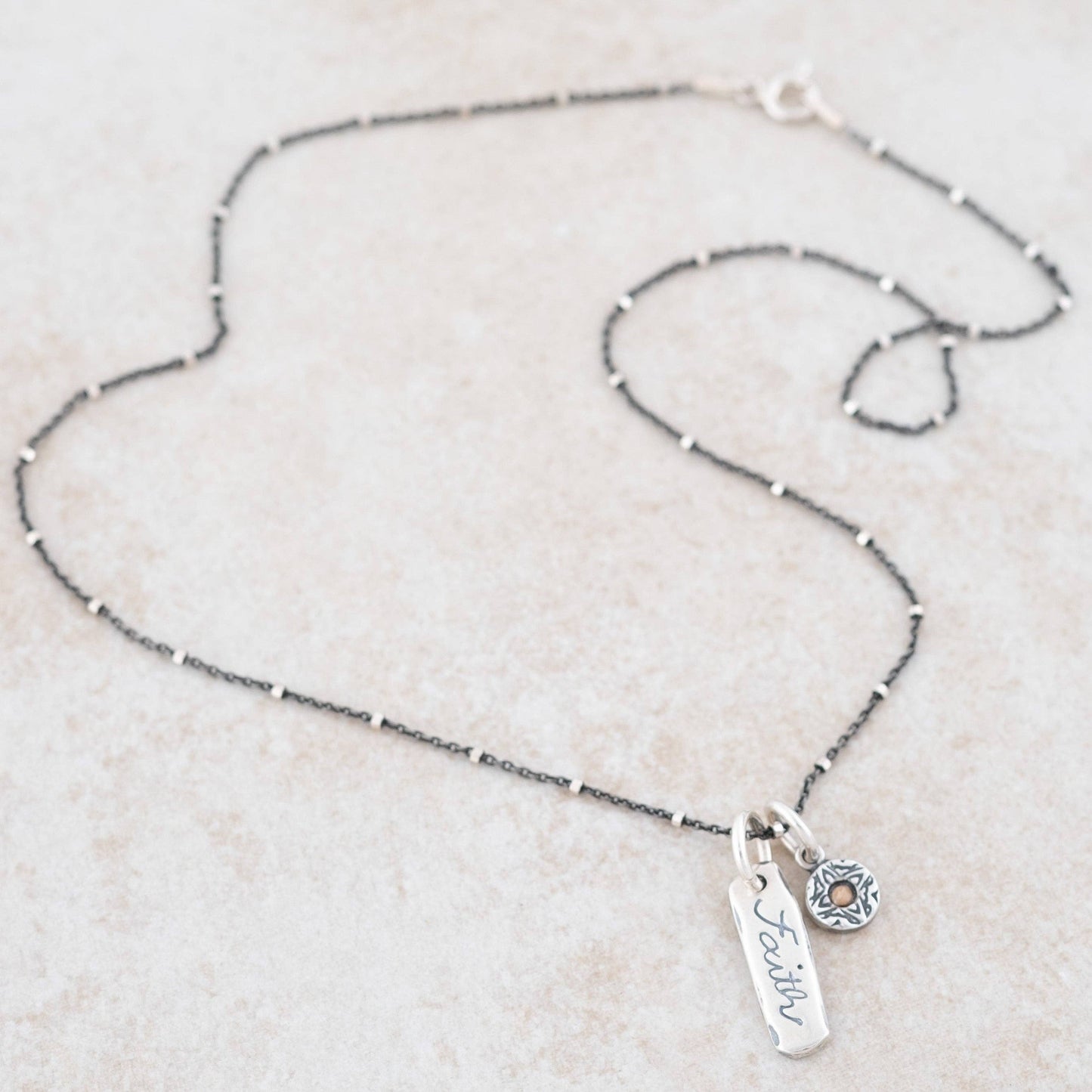 Holly Lane Sterling Silver Faith Charm