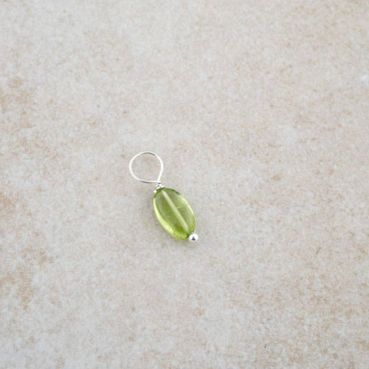 Holly Lane Peridot and Sterling Silver Charm