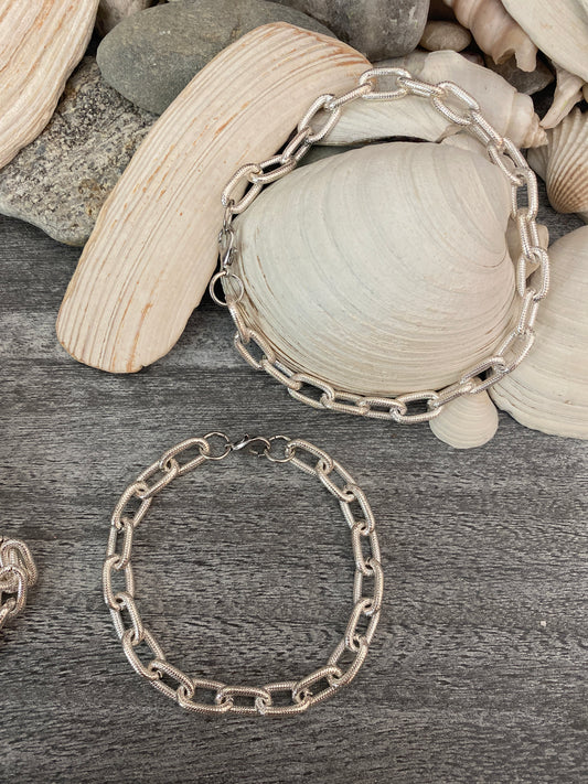 Chunky Paperclip Bracelet