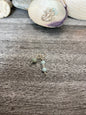 B’s Charm Bar Turquoise and Clear Glass with Amazonite Charm
