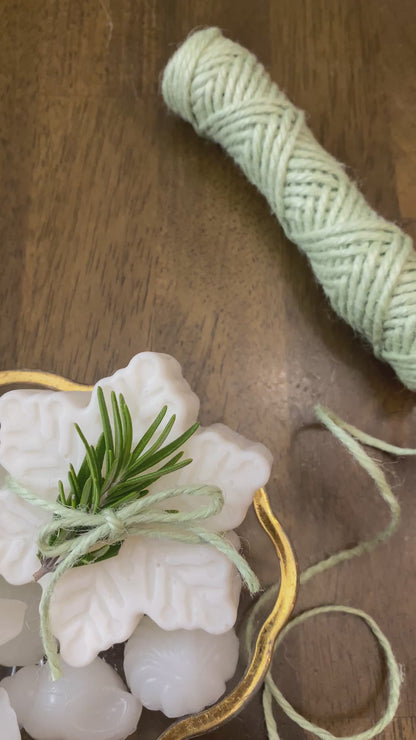 Peppermint Snowflake Soap Bars 2025